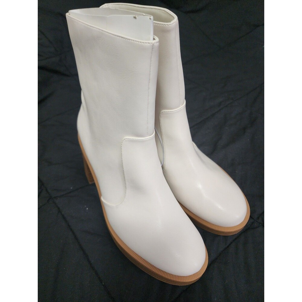 NEW OFF WHITE JENNA PLATFORM BOOTS SZ 10